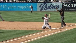 SF@SD: Belt makes a diving stop, retires Conrad