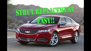 How to Replace Struts - 2014-2018 Chevy Impala - Step By Step!