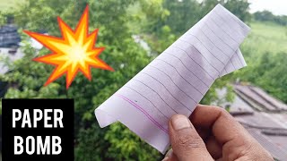 How to make Paper Popper (like Origami Paper Bomb) for fun🔥