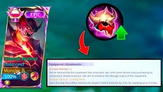 Thanks Moonton! This UPDATE Cursed Helmet Is Best For Balmond - MLBB