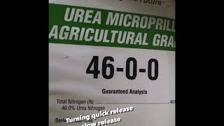 How to turn Urea 46-0-0  from quick release to a slow release fertilizer