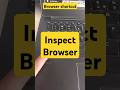 Inspect Any web page like a Pro Developer #shortcutkeys #windows #productivityhacks #tipsandtricks