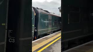 GWR Class 158s departing Westbury