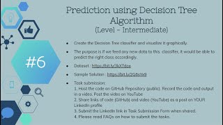Task 6 Prediction Using Decision Tree Algorithm