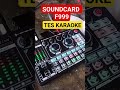 soundcard f999 #amplifier #tonecontrol #karaoke