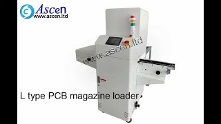 PCB magazine loader L shape and Mini SMT magazine loader