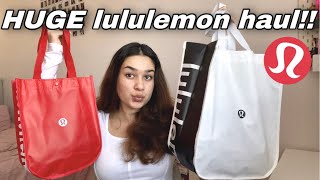 *HUGE* Lululemon spring try-on haul // Lululemon define jackets, align leggings, and more!!