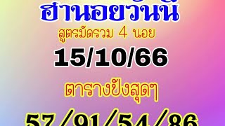 แนวทางฮานอยวันนี้ ตารางสุดปัง 57/91/54/86 วันที่ 14/10/66 ห้ามพลาด