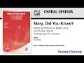 Mary, Did You Know?, arr. Tim Hayden – Score & Sound