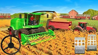 Tractor Driving Farming Simulator - Natural Village - New Android Gameplay