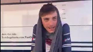 Volta a Catalunya 2021 stage 2 ▪️ Giulio Ciccone and Mattias Skjelmose interview at Finish