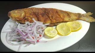 PESCADO FRITO  CRUJIENTE Y SABROSO/ fácil de hacer