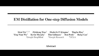 EM Distillation for One-step Diffusion Models