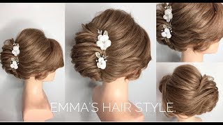 單股扭轉包頭婚禮髮型Wedding hairstyle