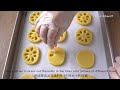 莲藕饼干寓意好运连连 good luck lotus root cookies