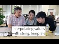 Python standard library: string.Template