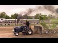 Diesel Garden tractor pulls Milton 2022 1250lbs