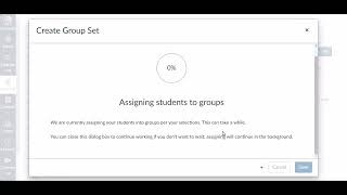 Creating Groups in Canvas Class