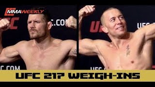 UFC 217 Official Weigh-Ins: Michael Bisping vs Georges St-Pierre