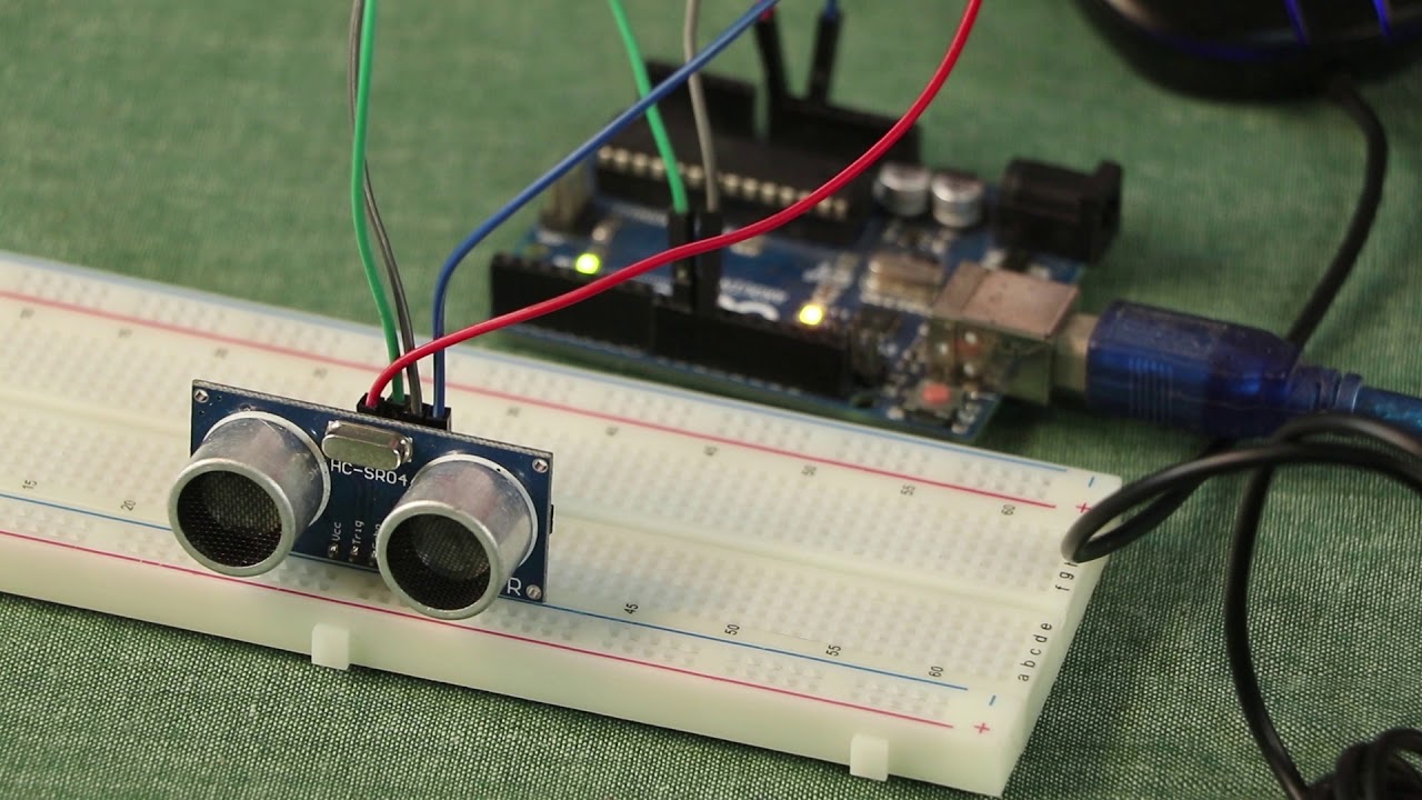 Arduino 101: Distance Measurement Using Sonar Sensor - YouTube