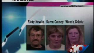 Three arrested in meth lab bust