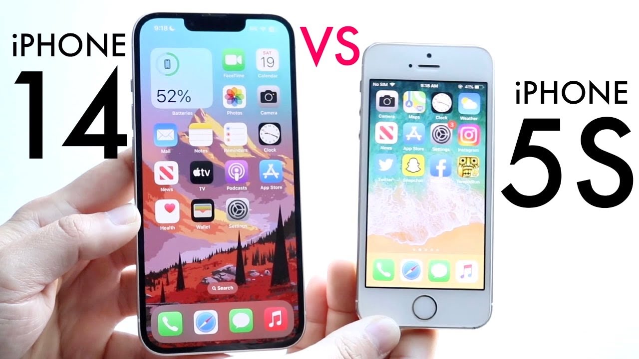 IPhone 14 Vs IPhone 5S! (Comparison) (Review) - YouTube