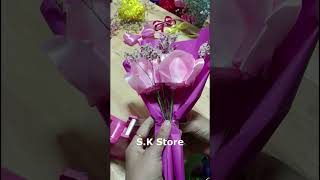 Pink Rose Bouquet Making 2024 #beauty #flowerstagram #asmr #diy #beautiful #flowers