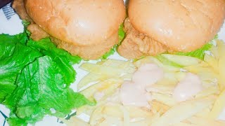 Crispy Zinger Burger // Zinger burger with sauce recipe by classic foods