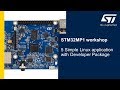 STM32MP1 workshop - 5 Simple Linux application with Development Package