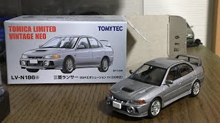 トミカリミテッドヴィンテージNEO紹介  三菱 ランサー GSR エボリューション IV (CN9A)