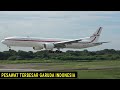 Terbesar Garuda Indonesia, Pesawat Terbang Boeing 777-300 Landing di Bandara Soekarno-Hatta Jakarta