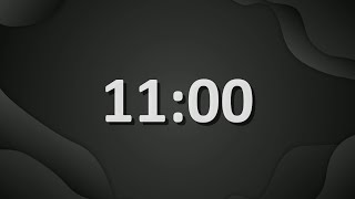 11 Minute (660 Seconds) Countdown Timer