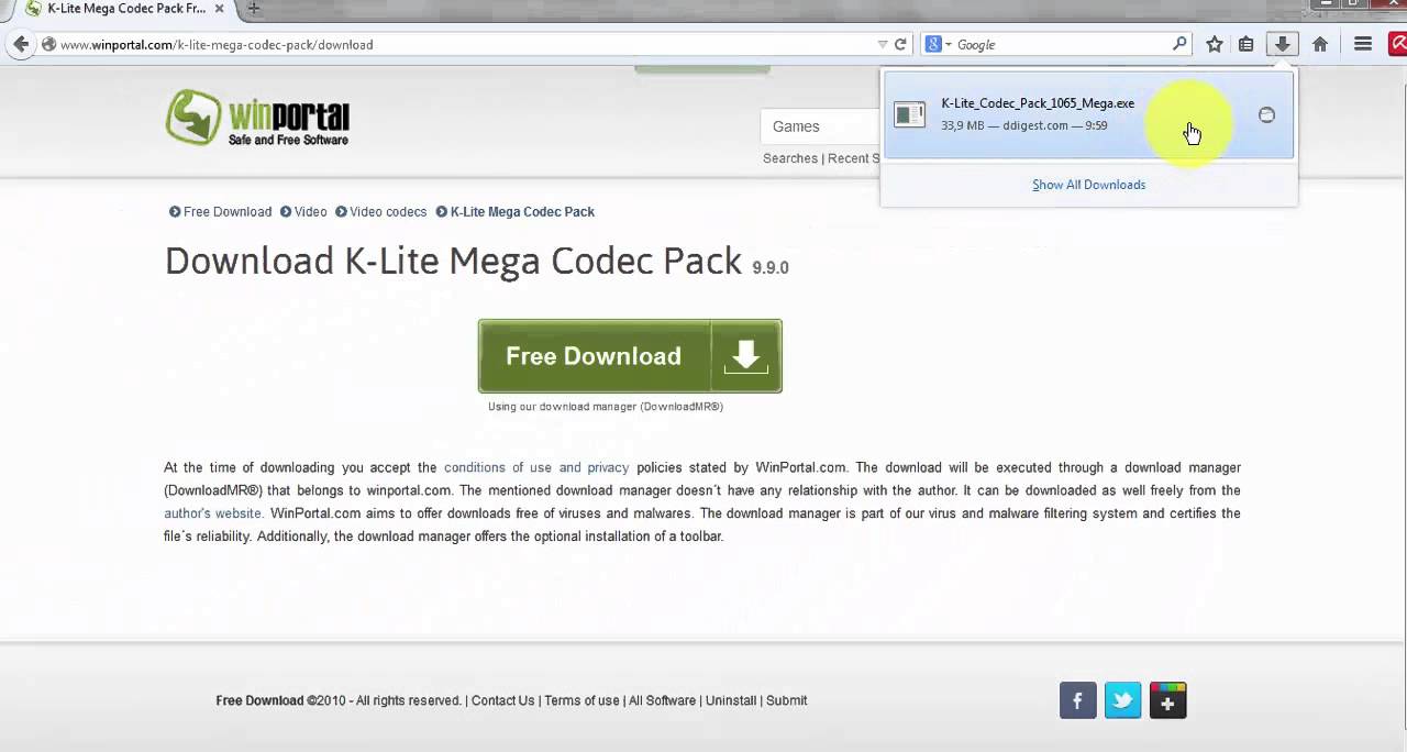 How To Download And Install K Lite Mega Codec Pack - YouTube