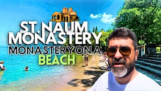 St. Naum Monastery... monastery on a beach | Lake Ohrid | Tour July 2024