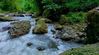 Relaxing River Sound White Noise keeps the soul calm, for studying, for sleeping, Stress Relief