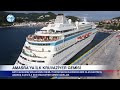 amasra port hosted its first cruise ship