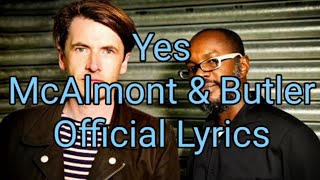 Yes - McAlmont \u0026 Butler - Official Lyrics