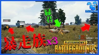 緑色vs暴走族！みどり君はPUBG界の治安を守れるか…！ ~PUBG SG＆HG縛り~