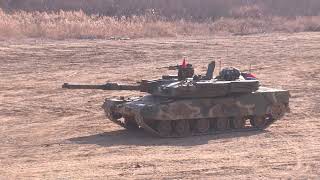 K1A2 Main Battle Tanks Live Fire Exercise