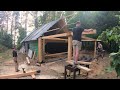 a two year timelapse of building a secret bunker under a house in the remote forest