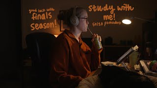 study with me for PA school finals (50/10 pomodoro, quiet keyboard)