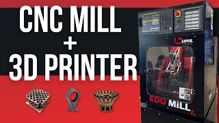 3D PRINT + MILLING! | Additive \u0026 Subtractive Manufacturing in One Machine