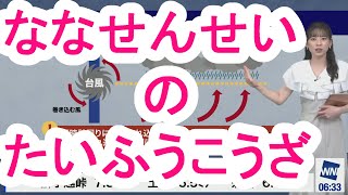 高山奈々 NanaTakayama 　奈々先生の台風講座をお聞きください 2022/07/30