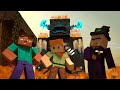 Warden vs Witch and Swamp Villager Army  Alex and Steve Legends (Minecraft Animation Movie)