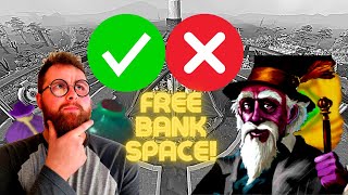 Get Hundreds of Bank Spaces FREE! Runescape 3 #gaming #gamingvideos #guide