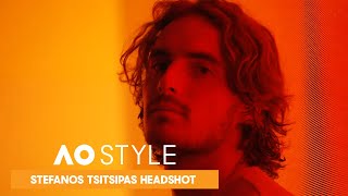 Stefanos Tsitsipas Headshot | Australian Open 2022 | AO Style