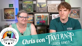 Zu Gast bei uns: Chris von Taverna Ludica Games