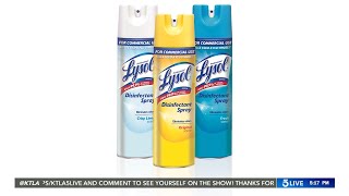 Two Lysol products effectively kill coronavirus on surfaces, according to the EPA