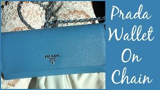 Prada Wallet on Chain Unboxing \u0026 Review