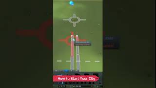 Cities Skylines Beginners Guide - How to start you City BASICS #shorts